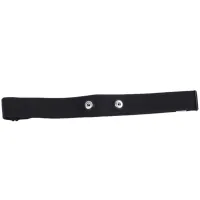 2X Chest Belt Strap for Polar Wahoo Garmin for Sports Wireless Heart Rate Monitor,Black