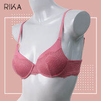 **โปร 3 ตัว 759.- เลือกแบบได้** RIKA ยกทรง ฟองปั้ม MOLD push up บราดันนม (คัพ A70 - C75) มีโครง GV1244  แต่งลูกไม้เต้า สไตล์เซ็กซี่ ตะขอหลัง 3 แถว