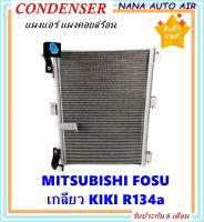 ราคาถูก ส่งฟรี !!!  Condenser แผงระบายความร้อน แผงแอร์ คอยล์ร้อน Mitsubishi Fuso เกลียว Kiki R134a คอยล์ร้อน มิตซูบิชิ ฟูโซ่ กีกิ R-134a รังผึ้งแอร์ มิตซู เซก