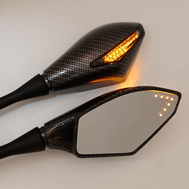 cnc-รถจักรยานยนต์แบบบูรณาการเลี้ยวกระจกกระจกมองหลังที่มีไฟ-led-สากลรถมอเตอร์ไซด์-led-กระจกรถจักรยานยนต์สี