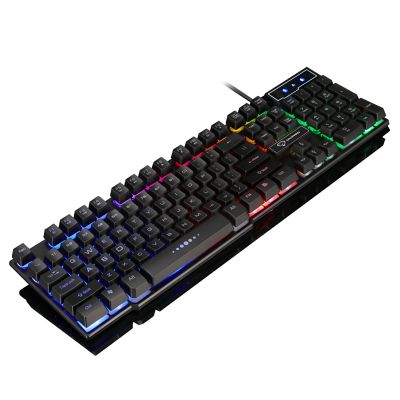 Gaming Mechanical Keyboard Gk50 Wired Mechanical Gaming Keyboard Floating Cap Waterproof Rainbow For Game Laptop Pc 2022