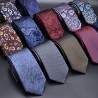 Men ties necktie Men 39;s vestidos business wedding tie Male Dress legame gift gravata England Stripes JACQUARD WOVEN 6cm