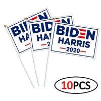 }qi ธงซุน ธงประจำรัฐของสหรัฐอเมริกา ไบเดน biden harris ธงมือหมุน 10 หนึ่ง กระเป๋า