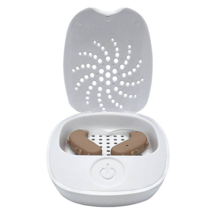 Luhuiyixxn Hearing Aid Dryer Case UV Hearing Aid Drying Box Hearing Aid