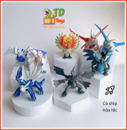 Đồ chơi mô hình pokemon huyền thoại, kích thước 6-8cm