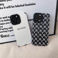 （A New sale）♦เคสใส่โทรศัพท์หนังไม้จิ้มฟัน WE11DONE ความหรูหราสำหรับ Iphone 13 Pro Max I13 13pro 11 I11 X XR Xs 7Plus 8Plus 12Pro 12ฝาหลังป้องกัน