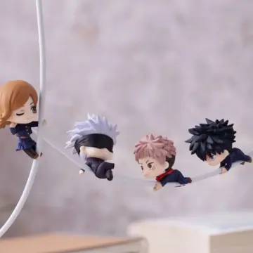 Kawaii Kart | Jujutsu Kaisen Action Chibi Figures Gojo,Yuji,Nobara,Megumi  (Set of 6)| Jujutsu Kaisen Toy Doll Statue Merchandise for Anime Lovers 