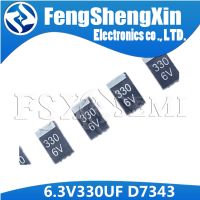 20pcs/lot SMD 6.3V 330UF  6v Tantalum capacitor low ESR 330UF 4TPB330M 7343 can replace OE128 OE907 0.8 WATTY Electronics