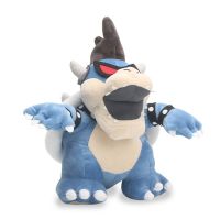 Mario New Bros Super Plush Toy Dark Bowser Koopa Bones Stuffed Doll 11" Animal