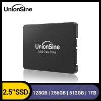 โซลิดสเตทไดรฟ์ภายใน B100 UnionSine 128GB 256GB 512GB 1TB 2.5 SATA III 6กิกะไบต์/วินาทีสำหรับโน็คบุคตั้งโต๊ะ SSD ฮาร์ดดิสก์ภายใน