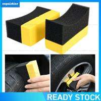 (XPS)【คลังสินค้าพร้อม】 U-Shape Car Wash Tyre Wax Polishing Compound Sponge Corner Wipe Clear ARC Edge Sponge