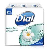 Dial White Tea Skin Care Bar Soap Gentle Daily Skin ไดออล สบู่ก้อน ไวท์ที สารสกัดจากชาขาว 113g. x 3Bars