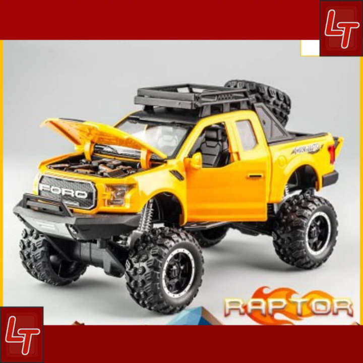 diecast Diecast FORD F150 Raptor Modif Miniatur Mobil Jeep 132 Scale
