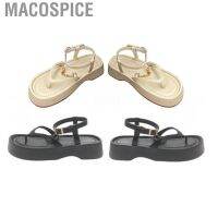 COD Macospice Women Sandal Shoes  Versatile Stylish Flip Flops Sandals Soft Lining for Dating