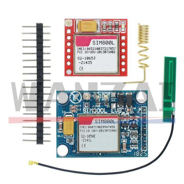 Smallest SIM800L GPRS GSM Module Micro SIM Card Core Board Quad-Band ...