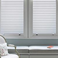 1 Roll Window Film Blinds Pattern Privacy Static Cling Glass No Glue Anti-UV Sticker Bedroom Room