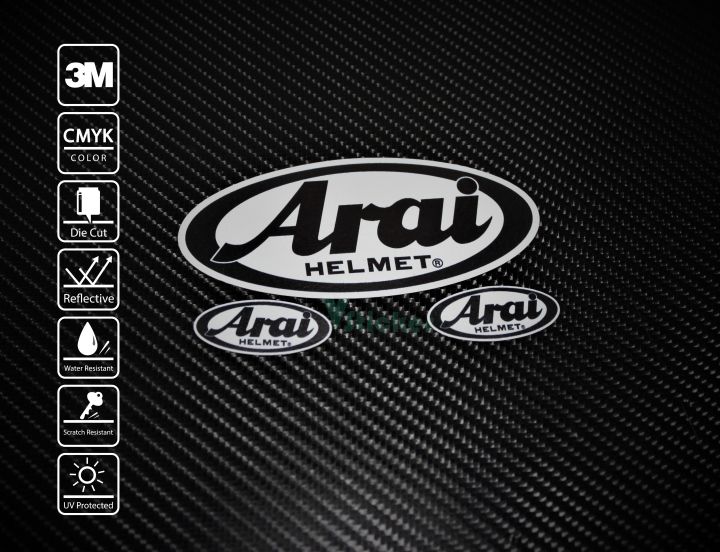 สติ๊กเกอร์-มอเตอร์ไซค์-sticker-หมวกกันน็อค-arai-helmet-164