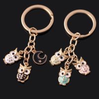 Fashion Keychains For Women Cute Owl Car Key Chain Friend Pendant Holder Charm Bag Accessories Jewelry Gifts Key Chains