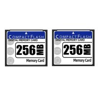 2X 256MB Compact Flash Memory Card for Camera, Advertising Machine, Industrial Computer Card