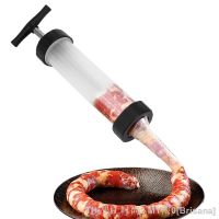 hot【DT】∋✢﹍  Sausage Stuffer Meat Filling Device Hand Operated Syringe Gadgets Homemade Food Kabob Maker