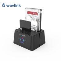 Wavlink USB 3.1 ไปยัง SATA Dual Bay ไดรฟ์ฮาร์ดไดรฟ์ Docking 
 Station สำหรับ 2.5/3.5 นิ้ว SSD HDD SATAⅠ/Ⅱ/Ⅲ สนับสนุน 2 × 8 ไตรโลไบต์และ UASP 
 กับออฟไลน์ Clone/ฟังก์ชั่นการสำรองข้อมูล