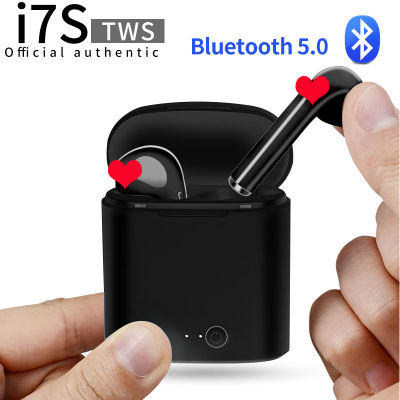【รับประกัน 3 เดือน】TWS i7S Bluetooth Earbuds for IOS/Android/Ipad หูฟังบลูทูธ Wireless Bluetooth Earphone บลูทู ธ หูฟังสเตอริโอบลูทู ธ 5.0 เบสหูฟังกับ