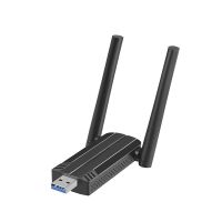 การ์ดเน็ตเวิร์ก5400Mbps Wifi 6E USB 3.0อะแดปเตอร์ Wifi Tri-Band 2.4G 5G 6G ตัวรับสัญญาณ Wifi Dongle สำหรับไดรเวอร์ Windows 10 11ฟรี