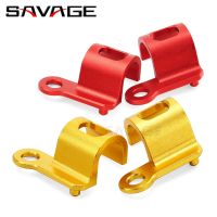 Motorcycle Rear Brake Hose Guide Spare Parts For SUZUKI DR650SE RM 125 250 RM-Z 250 450 Oil Line Holder Cable Clamp Accessories