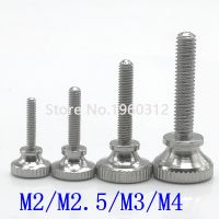 1-5pcs GB834  M2 M2.5 M3 M4 M6 M8 Stainless steel step knurled thumb screw Hand Tighten Curtain Wall Glass Lock Screws Screw Nut Drivers