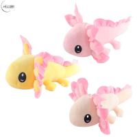 ของเล่นหมอนตกแต่งบ้าน Kado Ulang Tahun จาก Hellby ตุ๊กตานุ่มนิ่ม Axolotl ผ้าฝ้ายตุ๊กตา Stitch Axolotl ตุ๊กตาของเล่นยัดไส้ตุ๊กตาผ้าของเล่น