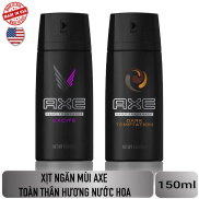 2 CHAI XỊT KHỬ MÙI TOÀN THÂN AXE - HÀ LAN - 150ml chai