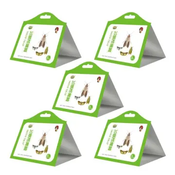 Sticky Moth Paper 5pcs Anti Moth Prevention Sticky Glue Trap Tool