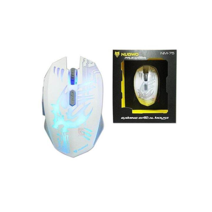 nubwo-gaming-mouse-predator-ไฟ-7-สี-รุ่น-nm-75