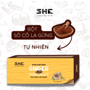 Socola bột Gừng - Hộp 150g - SHE Chocolate - Hương vị đa dạng