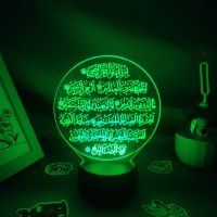 Ramadan Prayer 3D LED RGB Islam Piety Muslim Symbol Night Light Gift For Friends Bedroom Table Desk Decoration Luminaria Lampara Night Lights