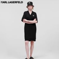KARL LAGERFELD - KARL IKONIK SWEAT DRESS 230W1350 ชุดเดรส