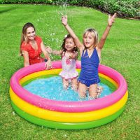 【lz】◇™♞  Piscina inflável de verão espessar piscina redonda de PVC banheira recém-nascida acessórios para crianças