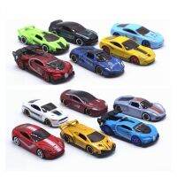 6Pcs/Set 1:64 Diecast Alloy Sports Toy Car Model Christmas Decorations Mini kids Sliding Car Set Multi-style Gift For Children Die-Cast Vehicles