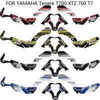 สำหรับ YAMAHA Tenere T700 XTZ 700 T7รถจักรยานยนต์ถังน้ำมันเชื้อเพลิงสติกเกอร์ Pad Decal ชุด Protector Trunk กระเป๋าเดินทาง2019 2020 2021