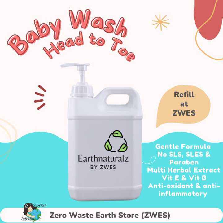 EarthNaturalz Baby Wash Head to Toe Lazada