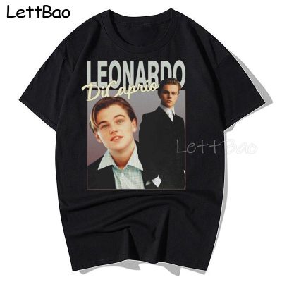 Leonardo Dicaprio Men T Shirt Vintage Tshirt Tshirt Cotton Tshirt Men Tshirt 100% Cotton Gildan