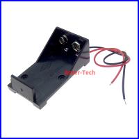 9V Battery Clip Holder 9V Battery Case 9V Battery Box With Wire Leads DIY