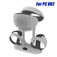 VR แท่นวางแว่นตาแท่นชาร์จสำหรับ PSVR2 VR แท่นวางป้องกันการตกหล่น500MA DC5V2A สำหรับแท่นชาร์จ VR2 PS