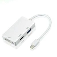 Xiao อะแดปเตอร์ที่รองรับ Mini DP เป็น DVI VGA HDMI สำหรับ Apple Pro 1 In 3 Out