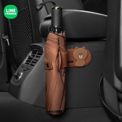 HOT Line Friends Car Umbrella Storage Hook Car Hook Cute Multi-Function Storage Hook Car Hook Rear Seat Back Small Hook