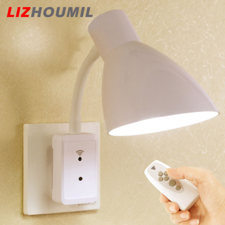 lizhoumil-ปลั๊กไฟไฟผนัง-led-อัจฉริยะพร้อมรีโมทคอนโทรล-e27-220v