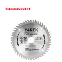 1pcs Woodworking tool circular saw blade 136mmx20x48T hard alloy TCT woodworking tool saw blade