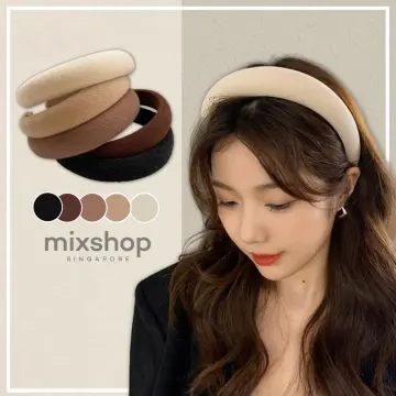 Spa Makeup Soft Hairbands Hair Accessories Korean Velvet Headband 1PC Wide  DIY