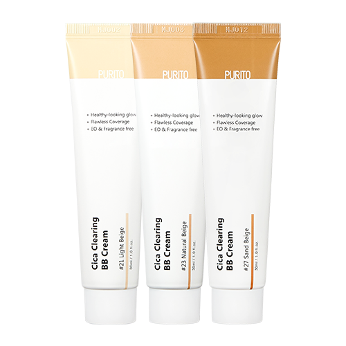 purito-cica-clearing-bb-cream-30ml-23-natural-beige-บีบีครีมสูตรอ่อนโยน