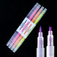 ปากกาไฮไลท์ 2 หัว 4 ด้าม ปากกาไฮไลท์2หัว รุ่น 4-pen-highlighter-00h-Boss